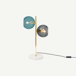 Ilaria Table Light, Glass & Brass