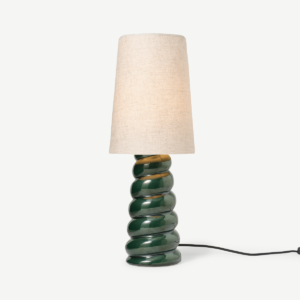 Gianna Table Lamp, Green