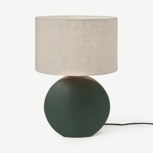 Hinoki Table Lamp, Small, Green